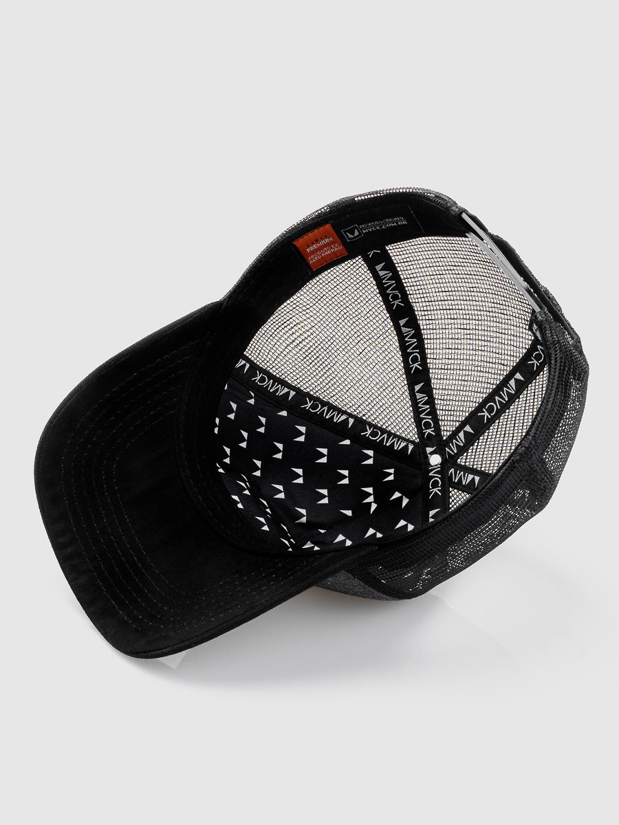 Boné Trucker Brasão Mescla MVCK