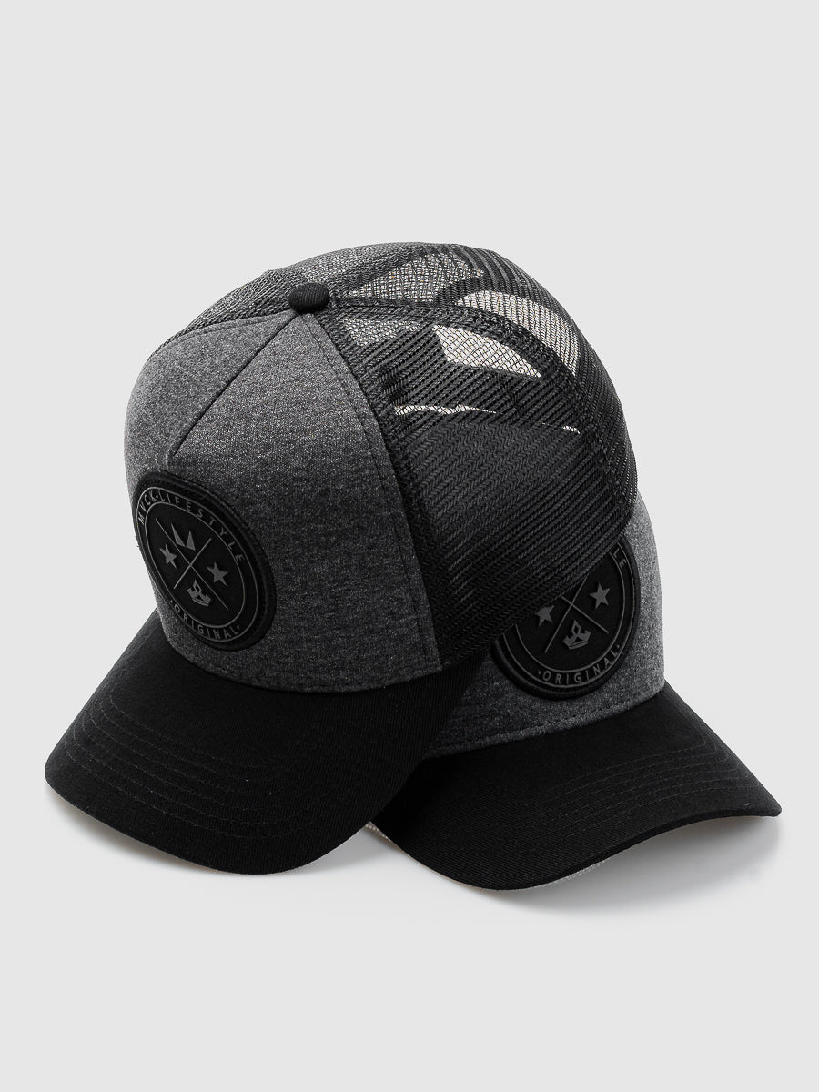 Boné Trucker Brasão Mescla MVCK