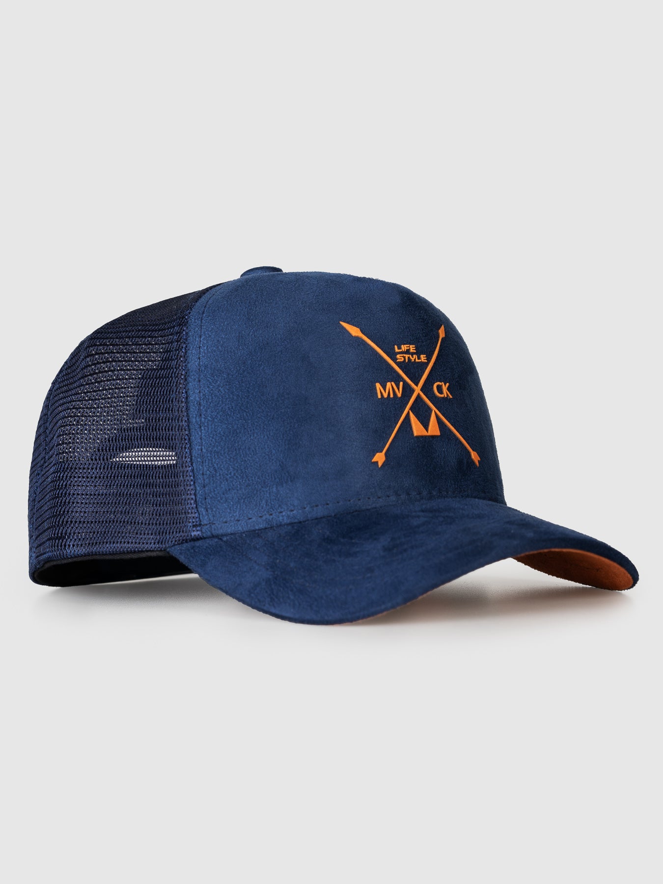 Boné Trucker Texas Camurça Marinho MVCK