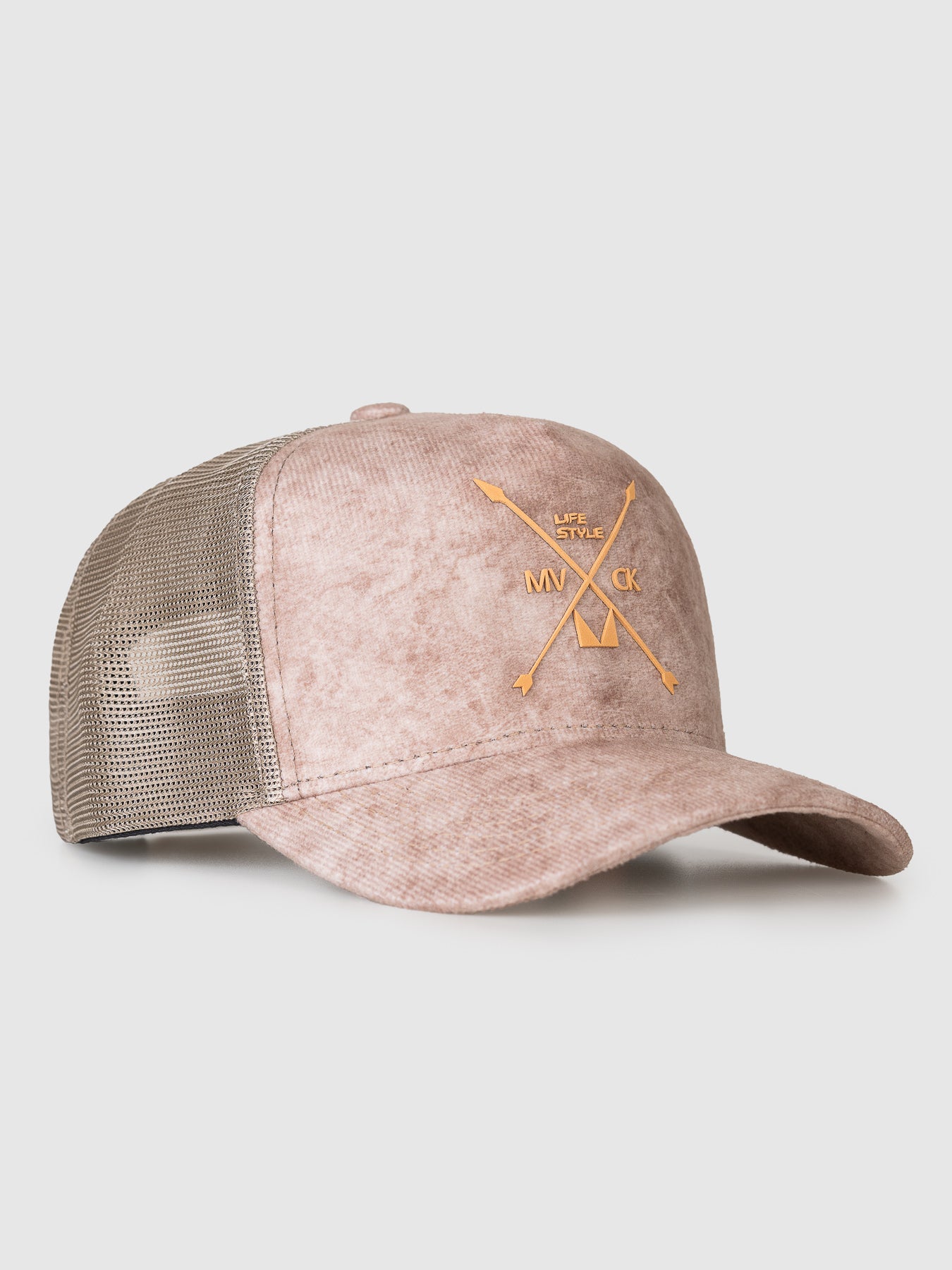 Boné Trucker Texas Camurça Creme MVCK