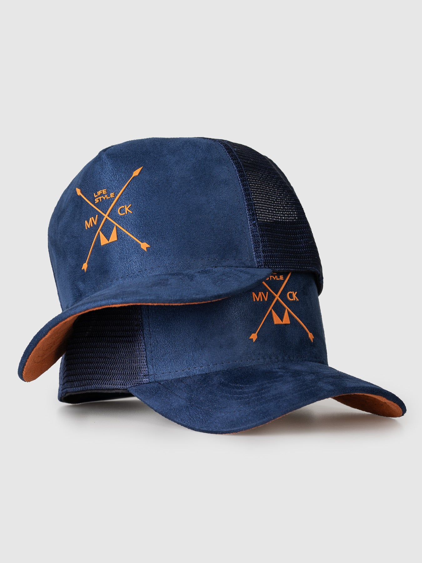 Boné Trucker Texas Camurça Marinho MVCK