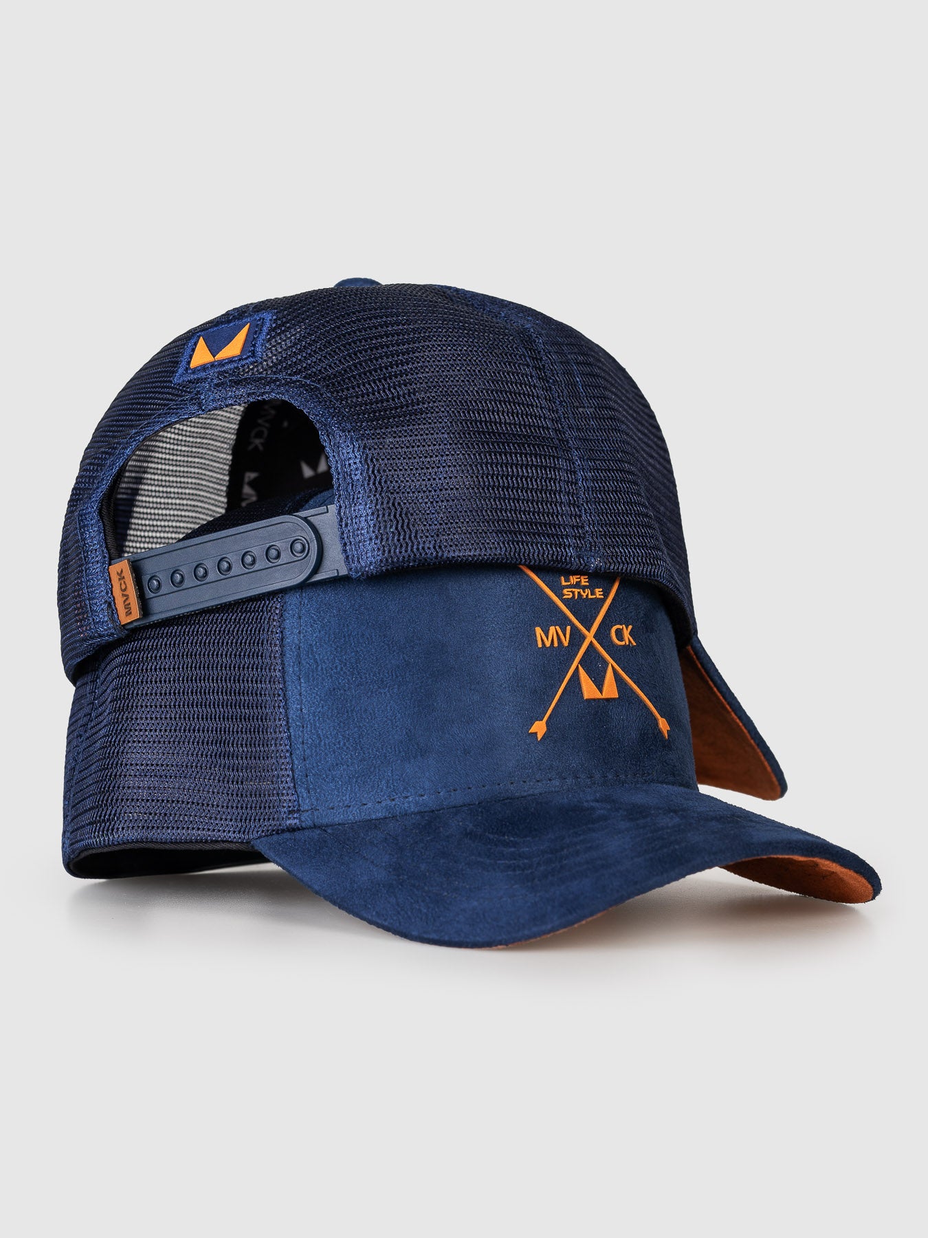 Boné Trucker Texas Camurça Marinho MVCK