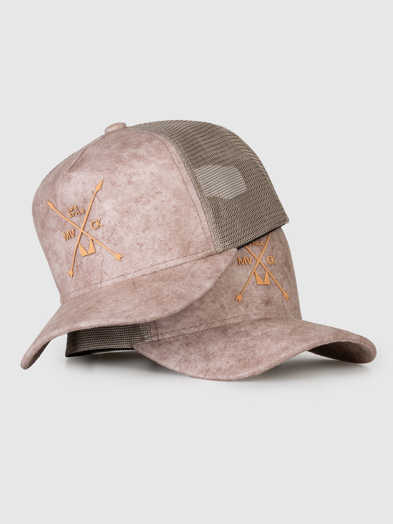 Boné Trucker Texas Camurça Creme MVCK