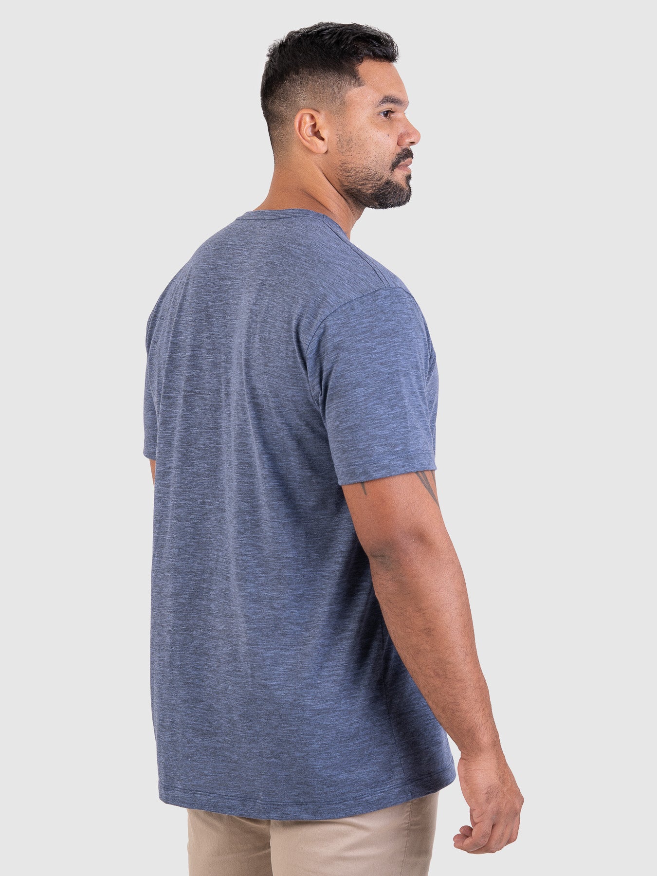 Camiseta Timeless Mescla Marinho MVCK