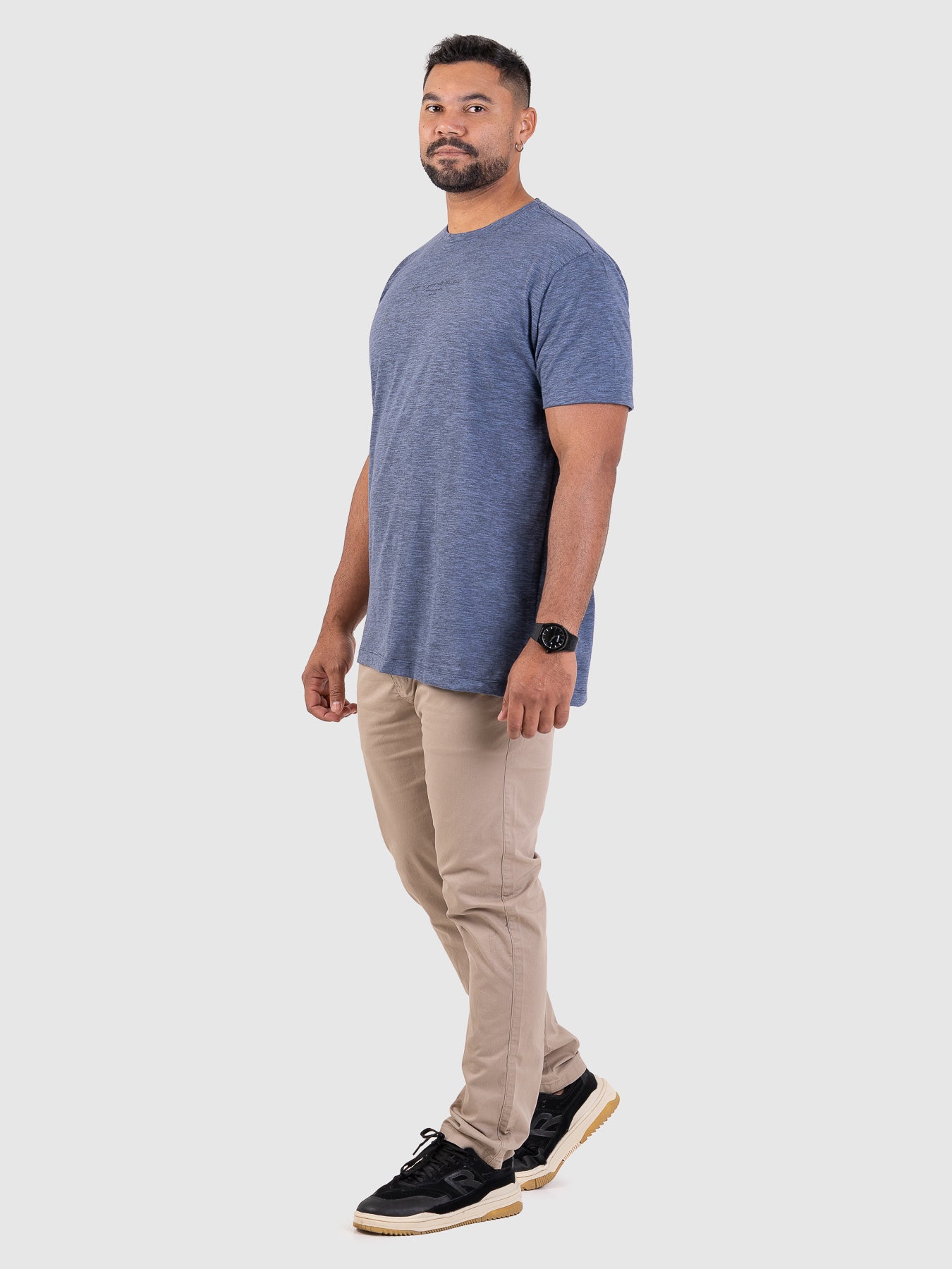 Camiseta Timeless Mescla Marinho MVCK