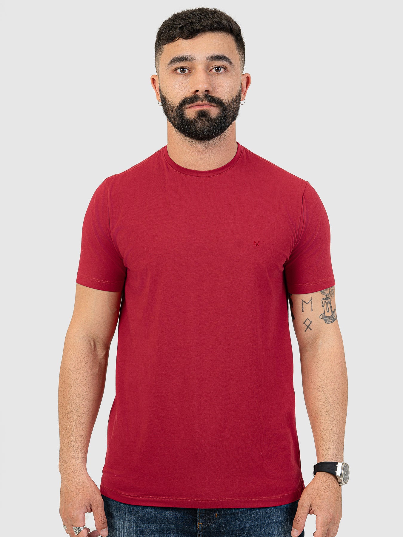 Camiseta Fio Egípcio Vermelha MVCK