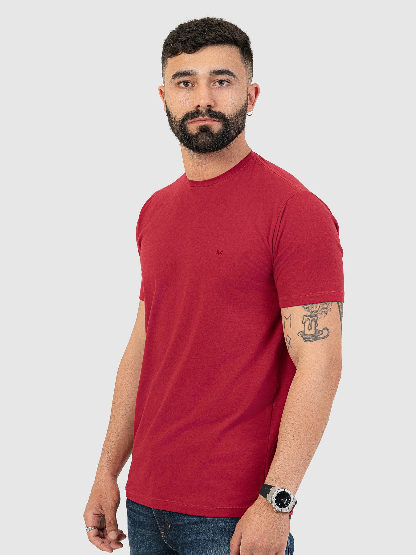 Camiseta Fio Egípcio Vermelha MVCK