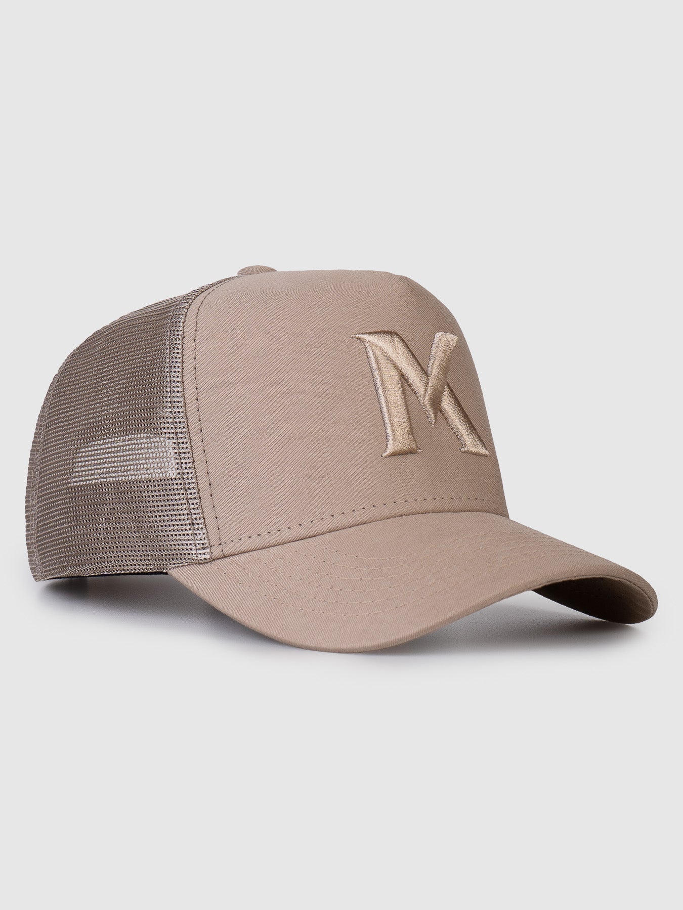 Boné Trucker Maverick Bege MVCK