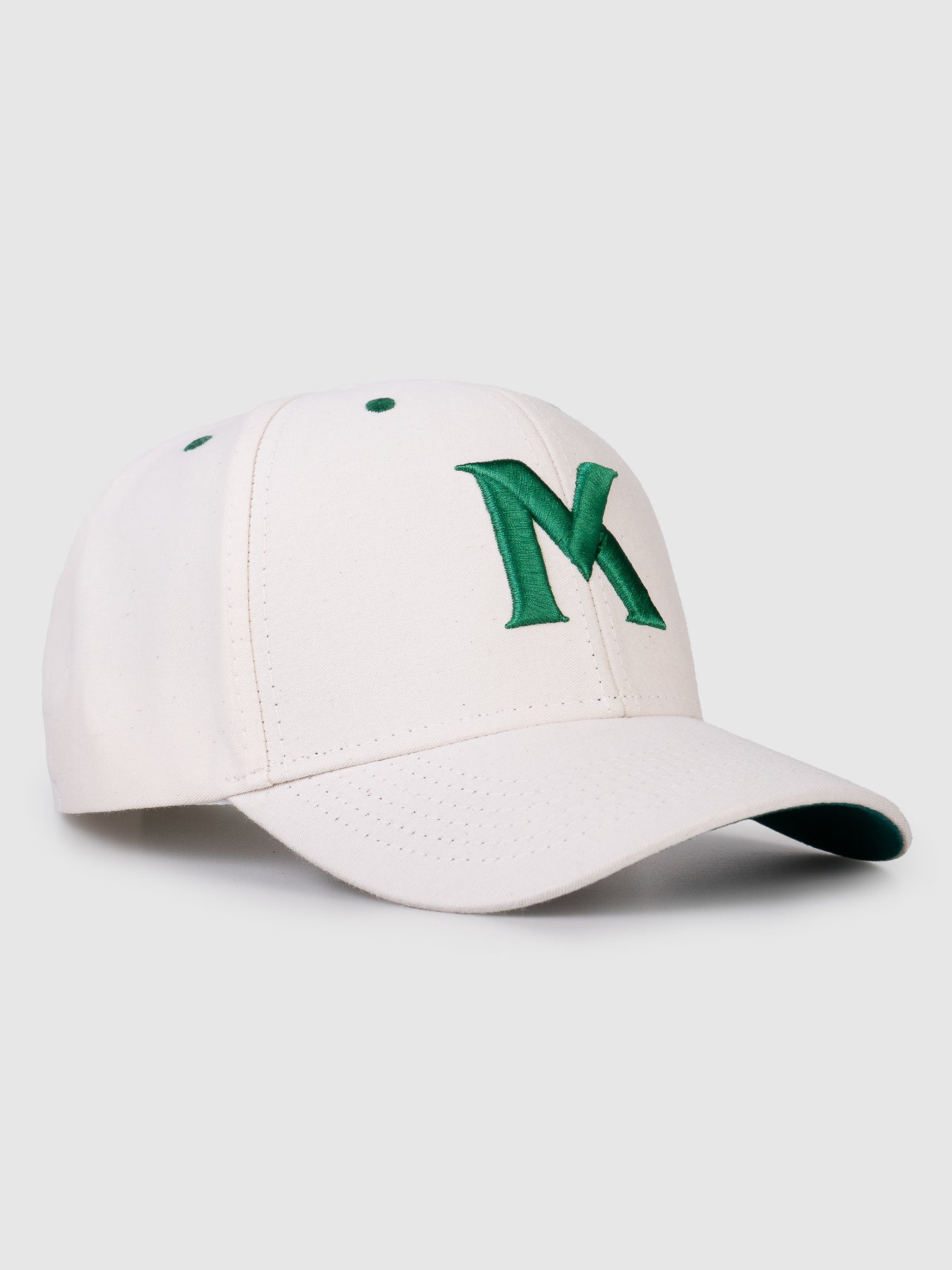 Boné Polo Maverick Off White e Verde MVCK