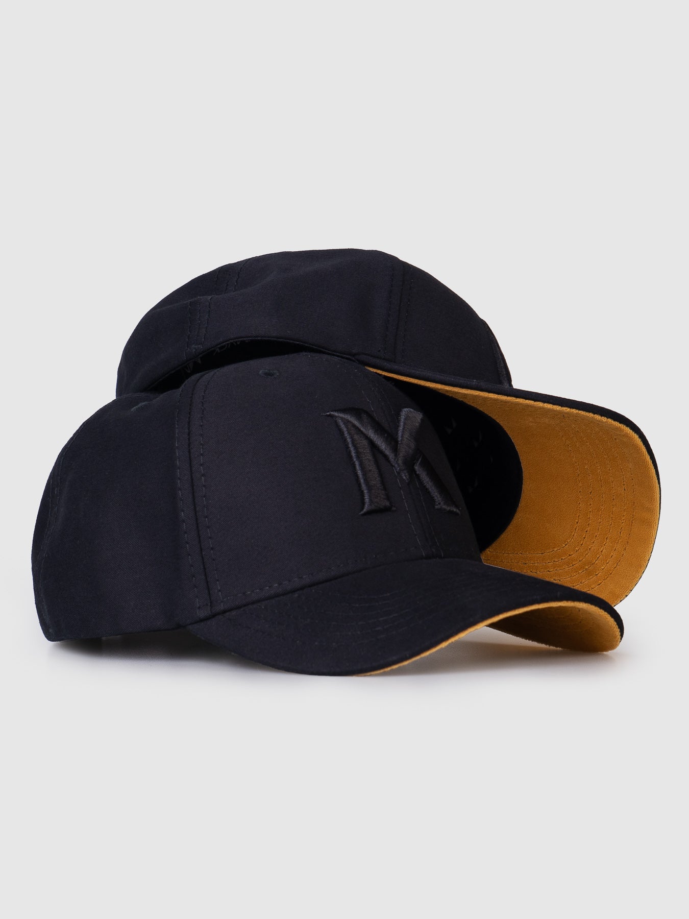 Boné Polo Maverick Preto e Amarelo MVCK