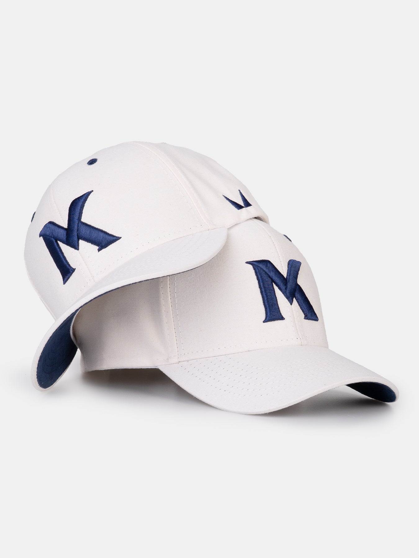 Boné Polo Maverick Off White e Marinho MVCK