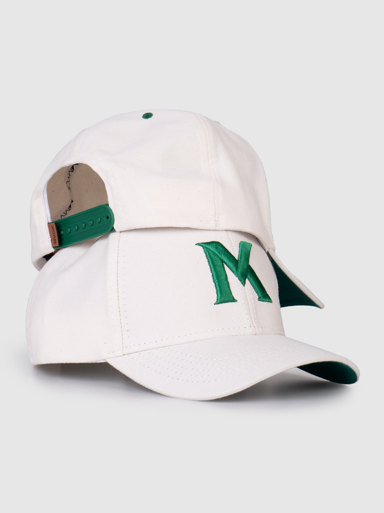 Boné Polo Maverick Off White e Verde MVCK