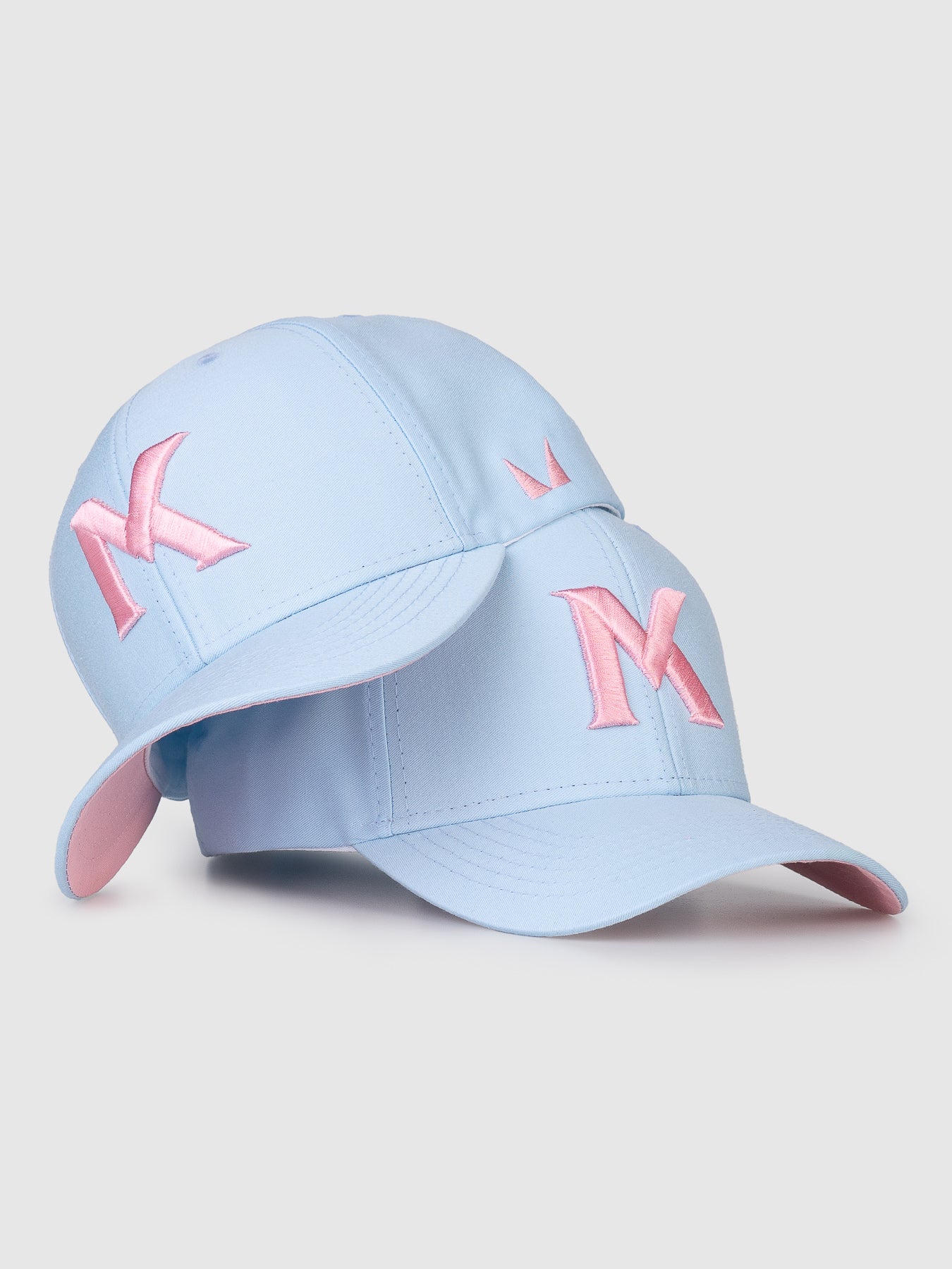 Boné Polo Maverick Azul e Rosa MVCK