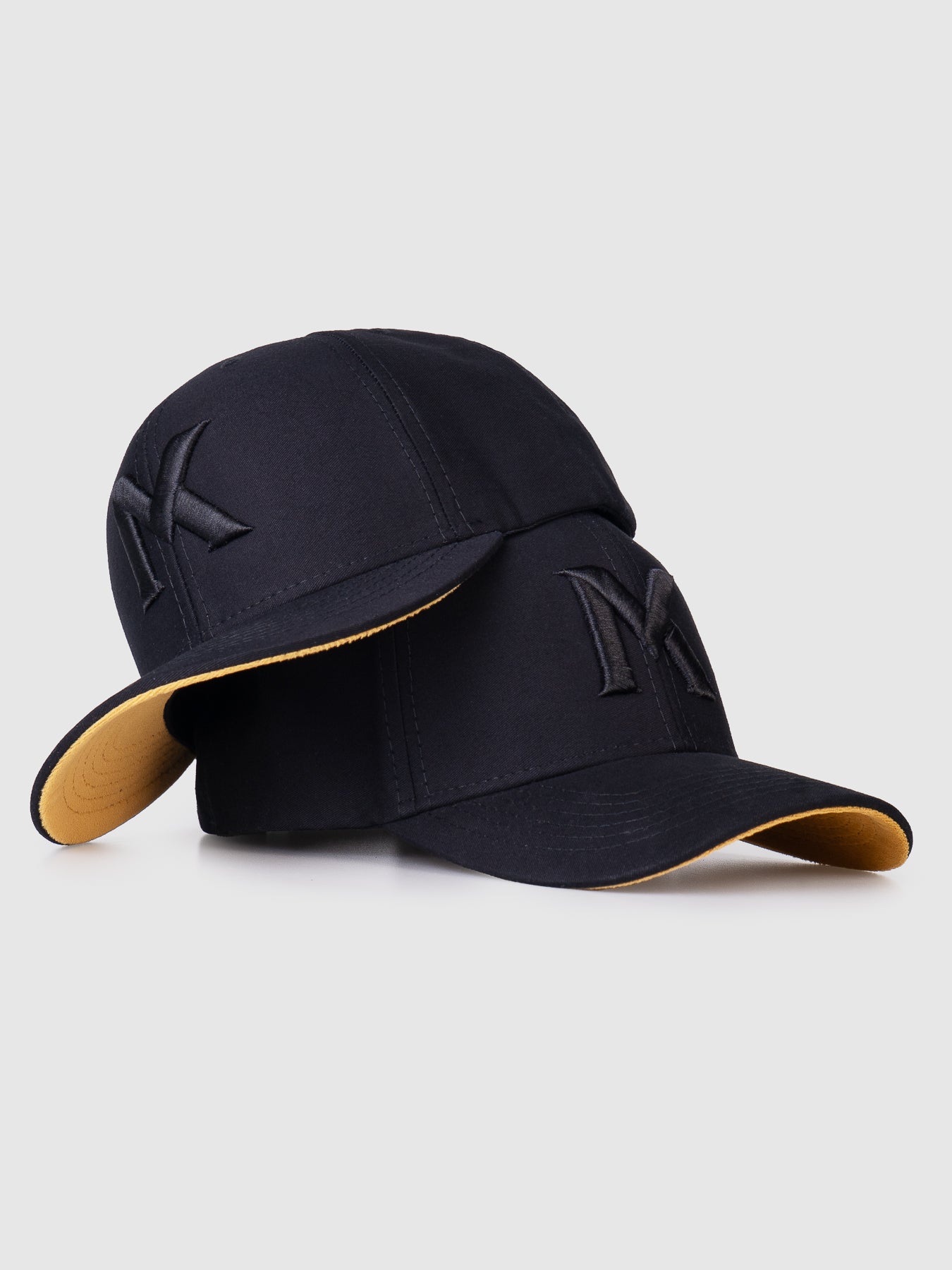 Boné Polo Maverick Preto e Amarelo MVCK