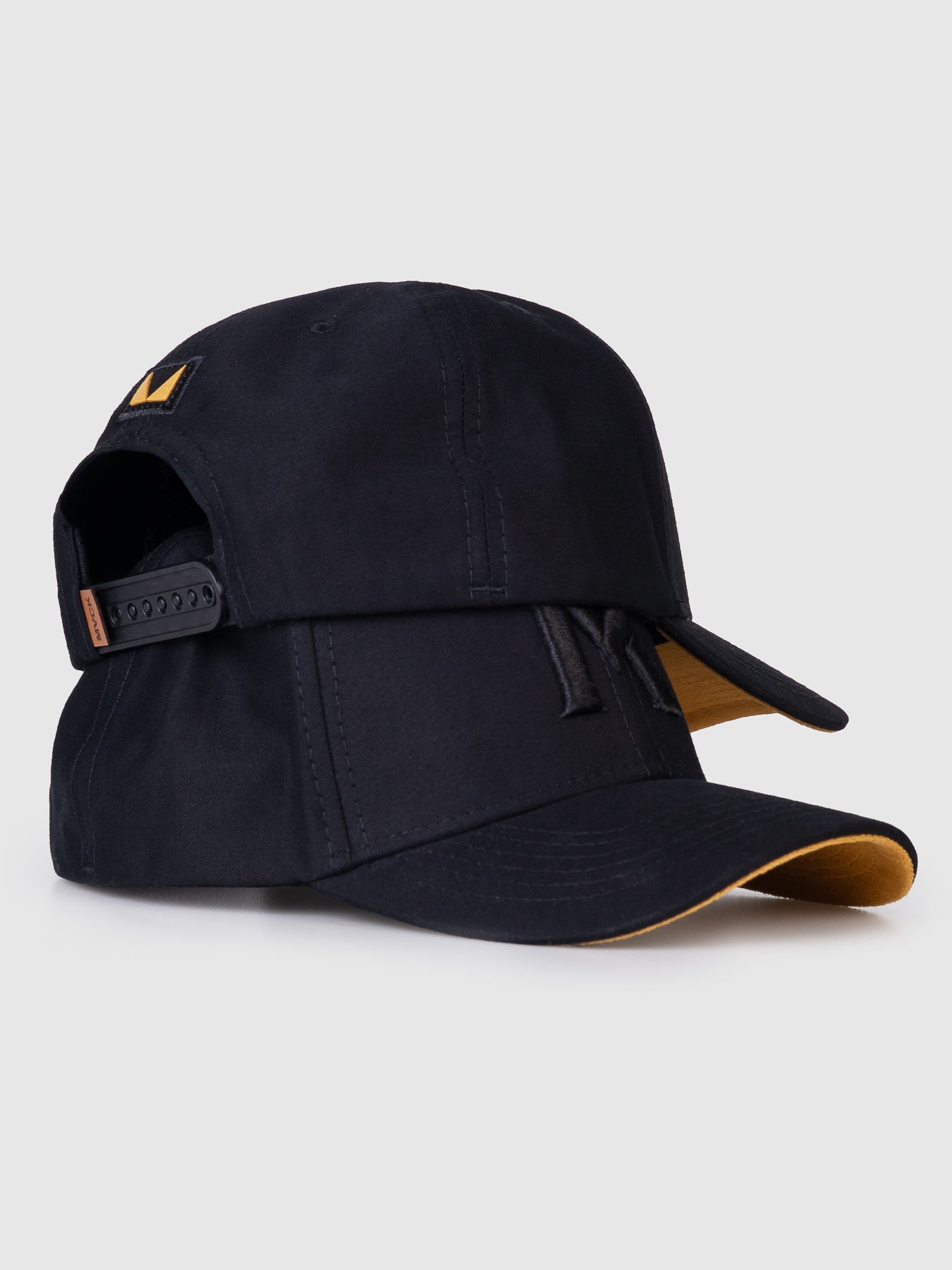 Boné Polo Maverick Preto e Amarelo MVCK