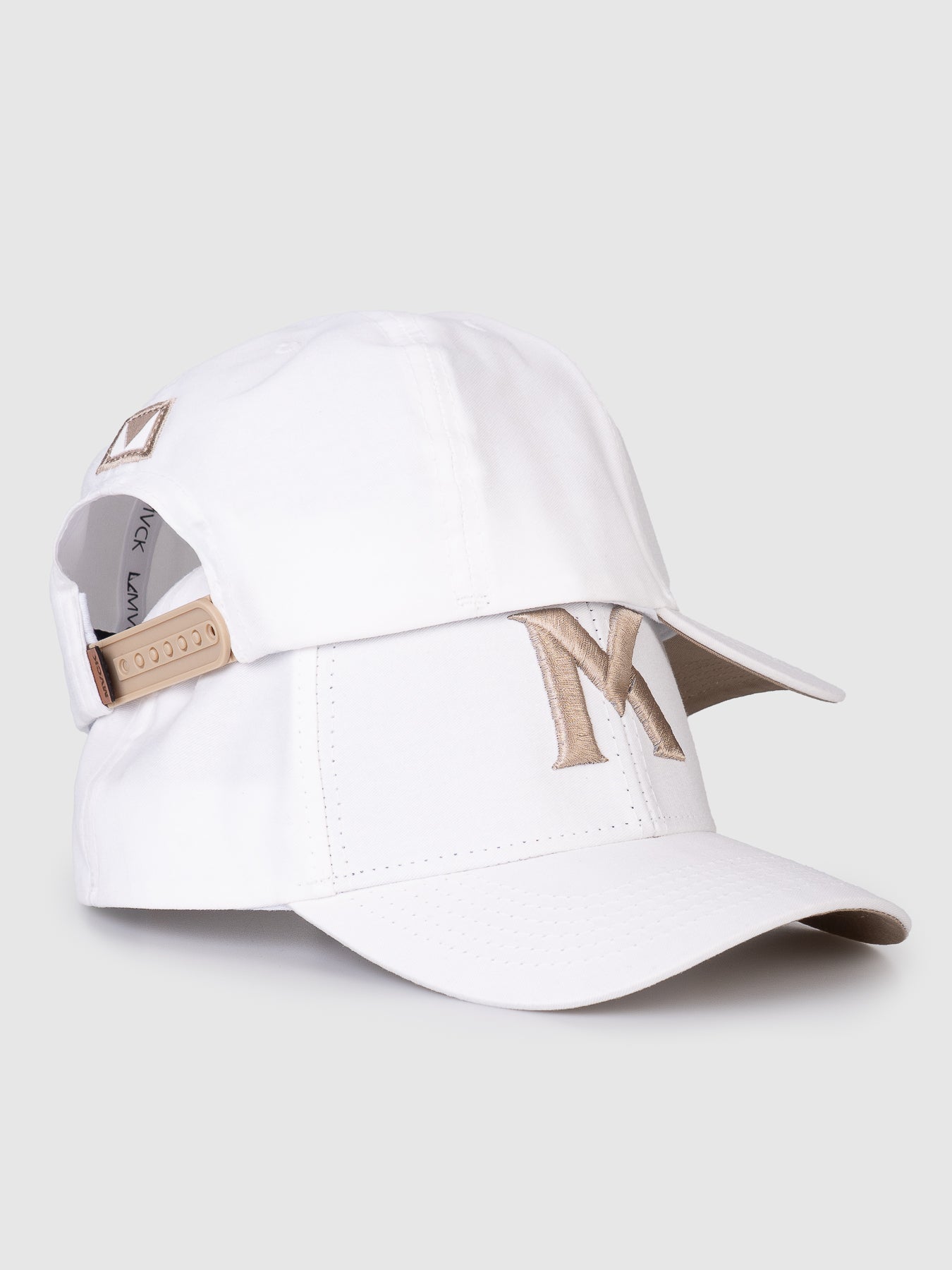 Boné Polo Maverick Branco e Bege MVCK