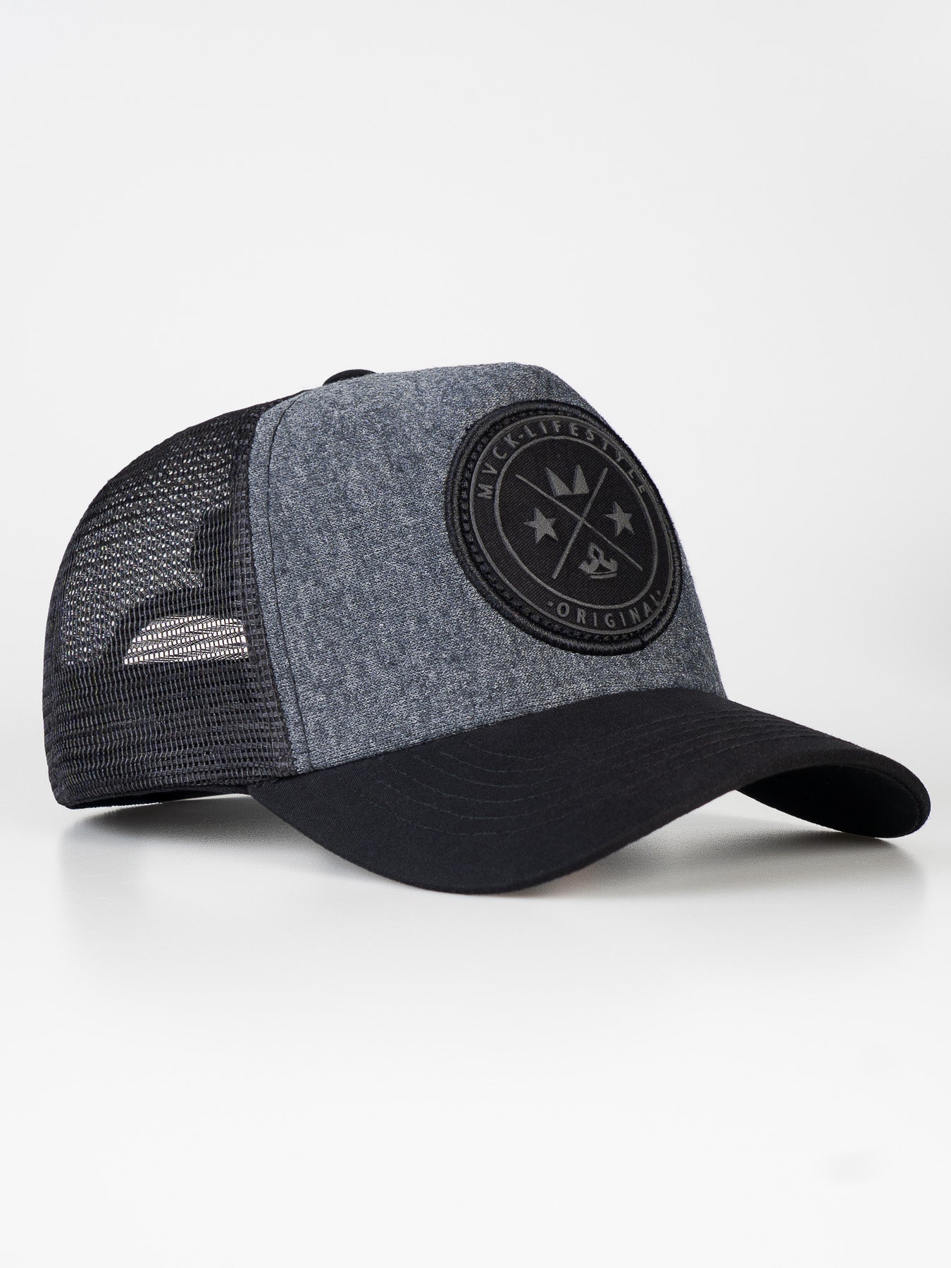 Boné Trucker Brasão Mescla MVCK