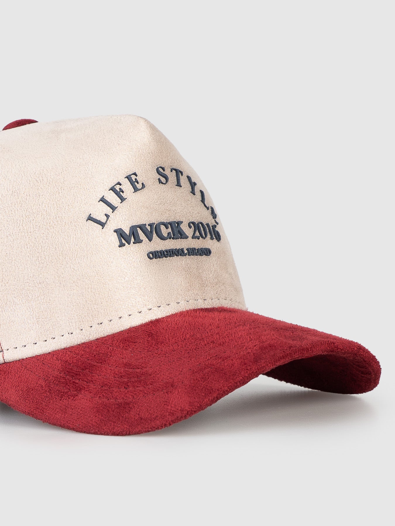 Boné Trucker Colorado Vinho e Bege Camurça MVCK