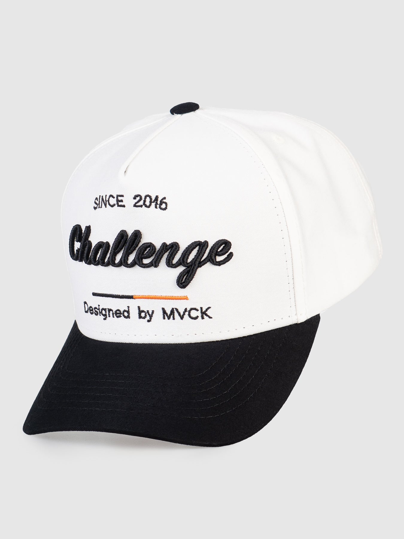 Boné Aba Curva Challenge Off White e Preto MVCK