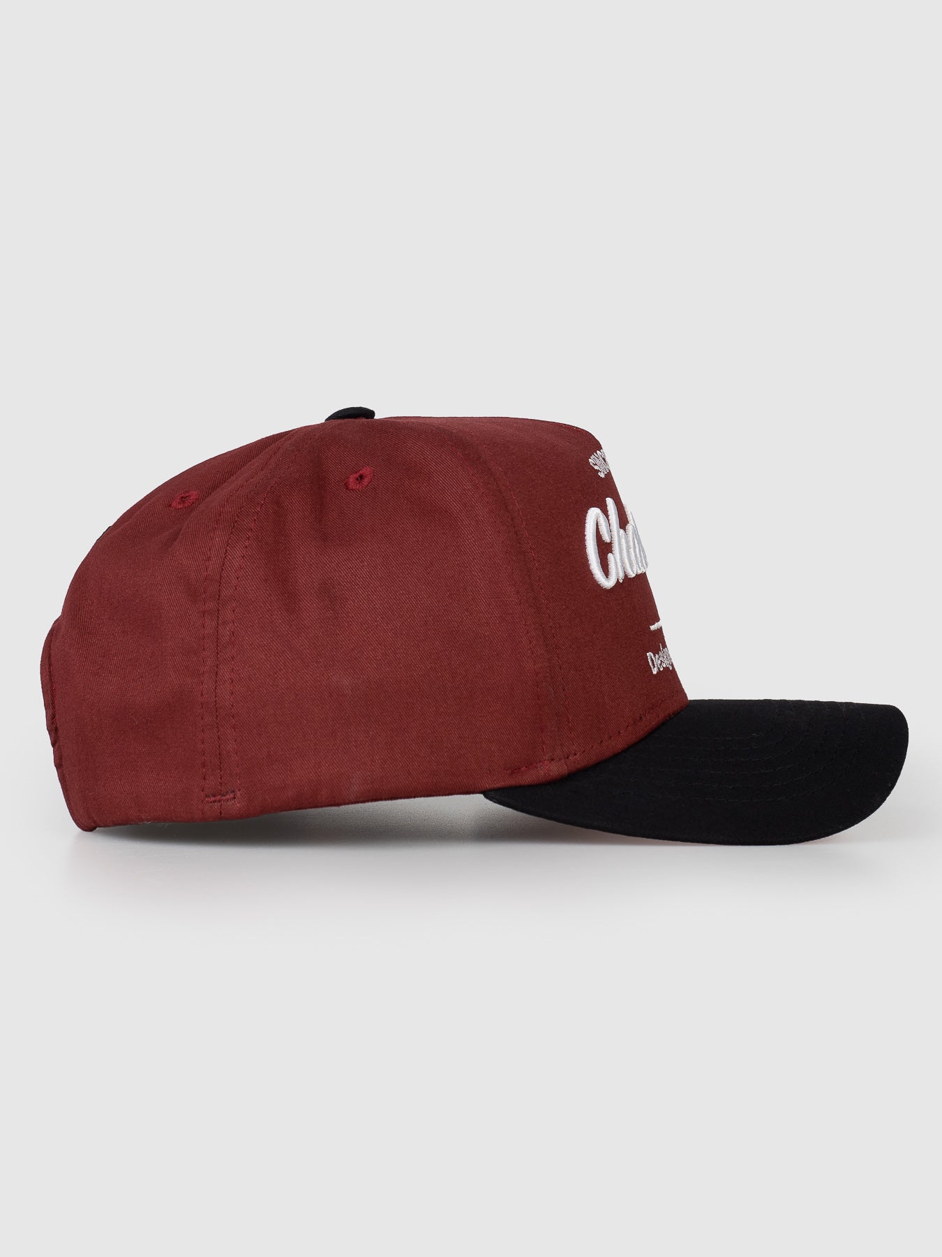 Boné Aba Curva Challenge Marsala e Branco MVCK