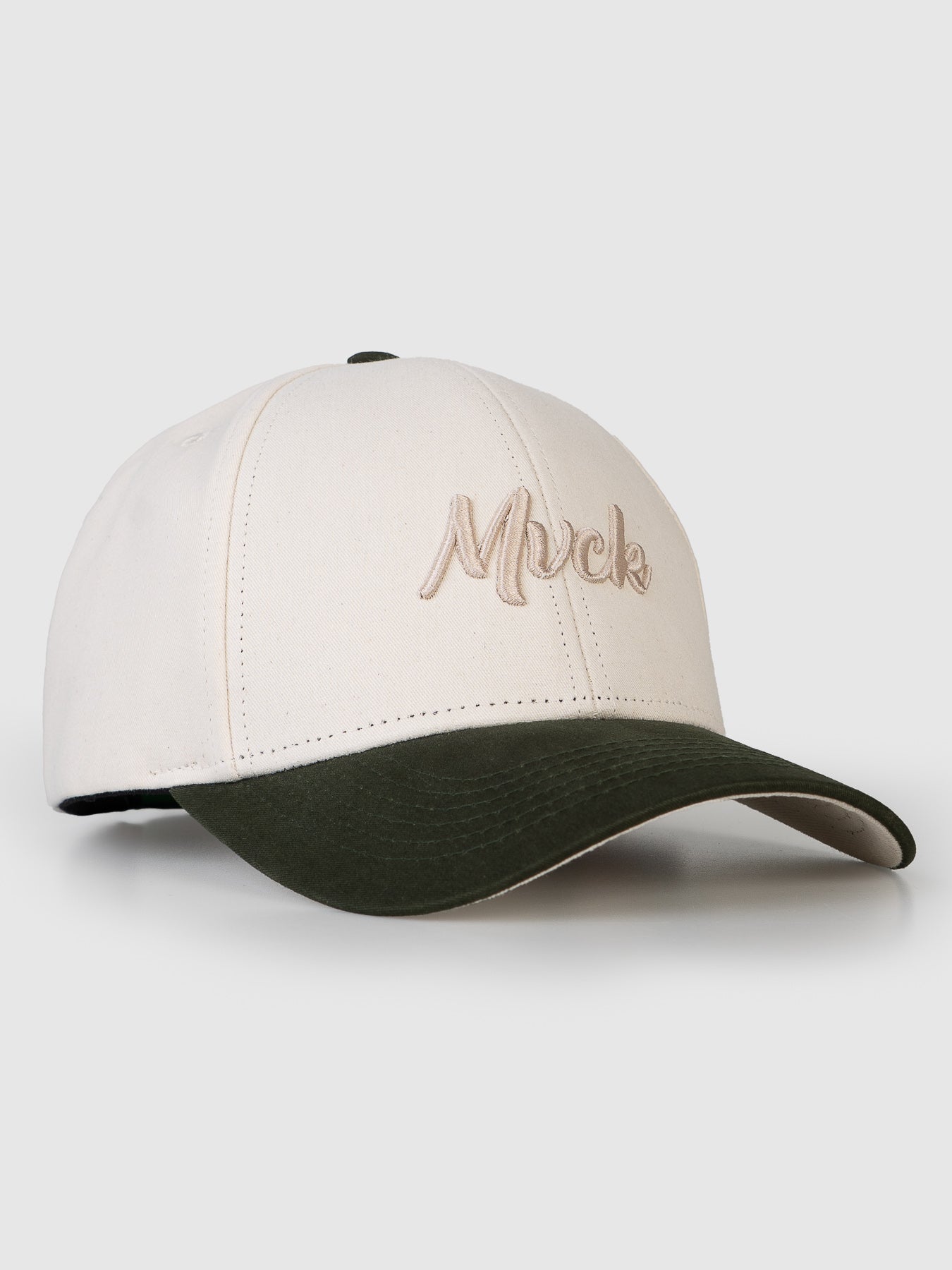 Boné Polo Classic Off White e Verde MVCK