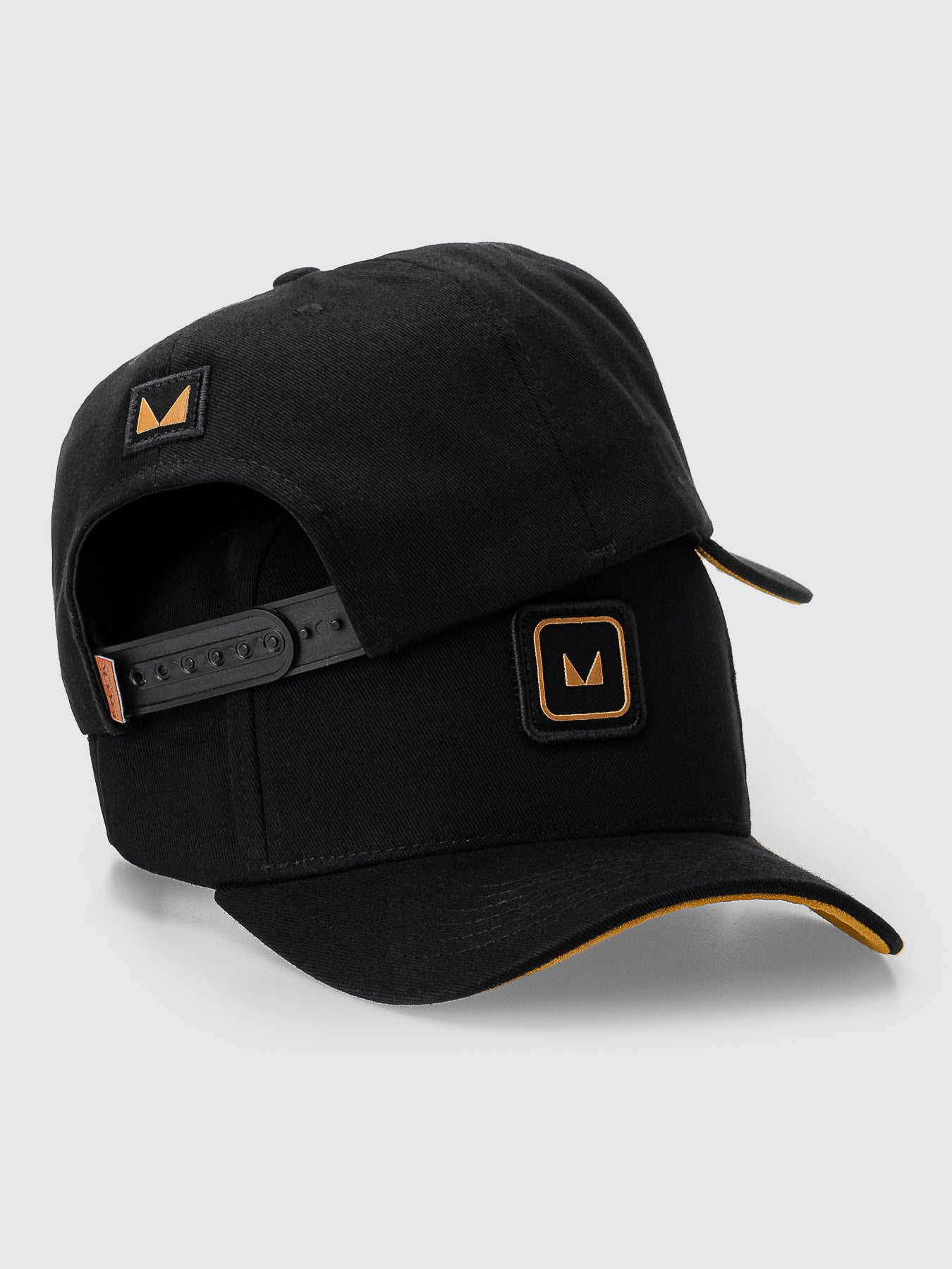 Boné Concept Preto com Amarelo MVCK