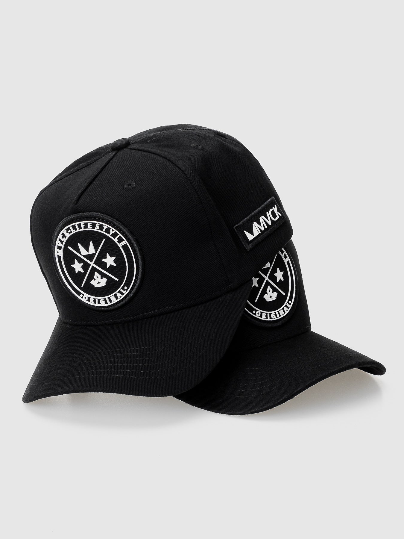 Boné Trucker Brasão Preto MVCK