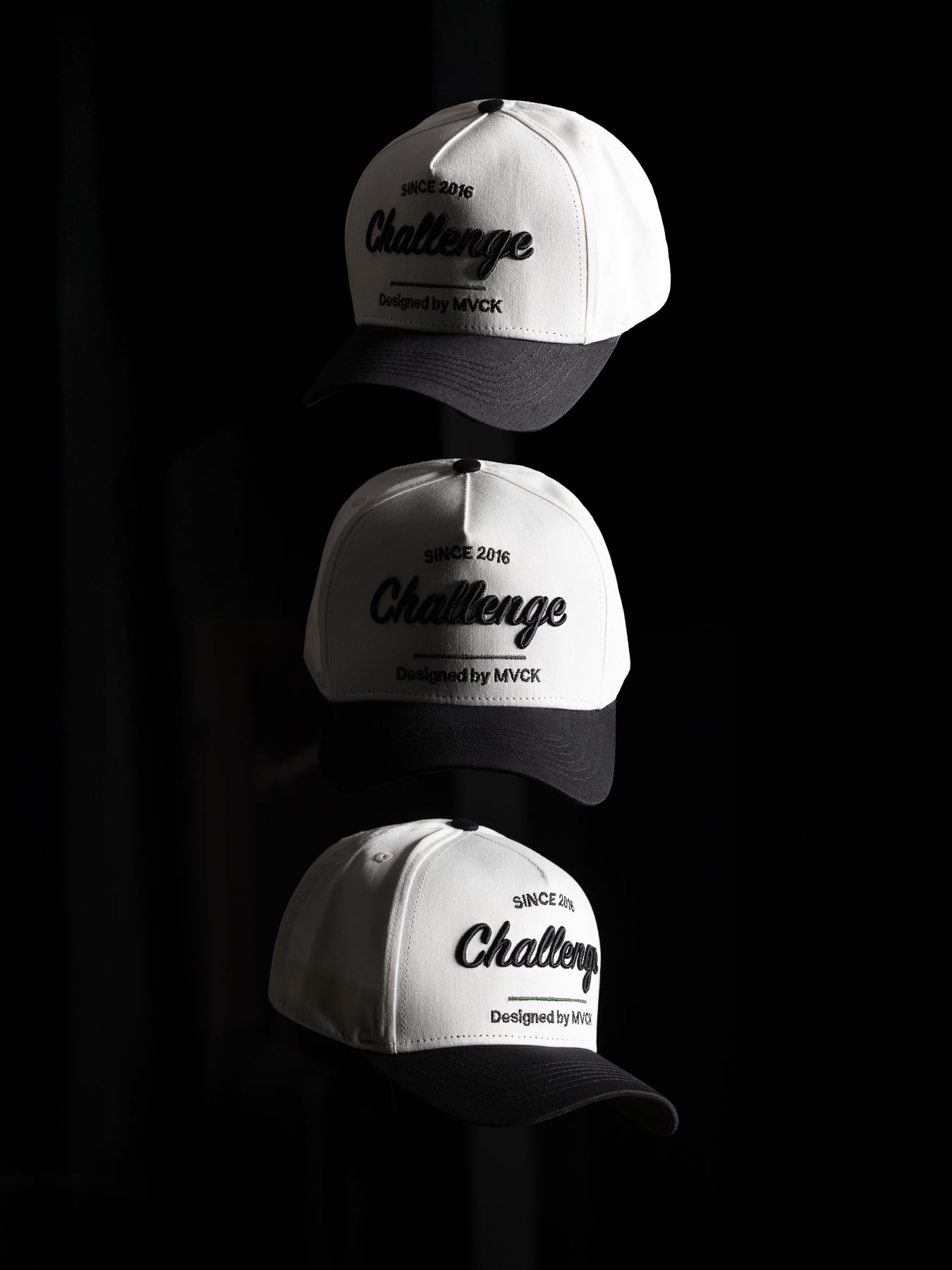 Boné Aba Curva Challenge Off White, Preto e Verde MVCK