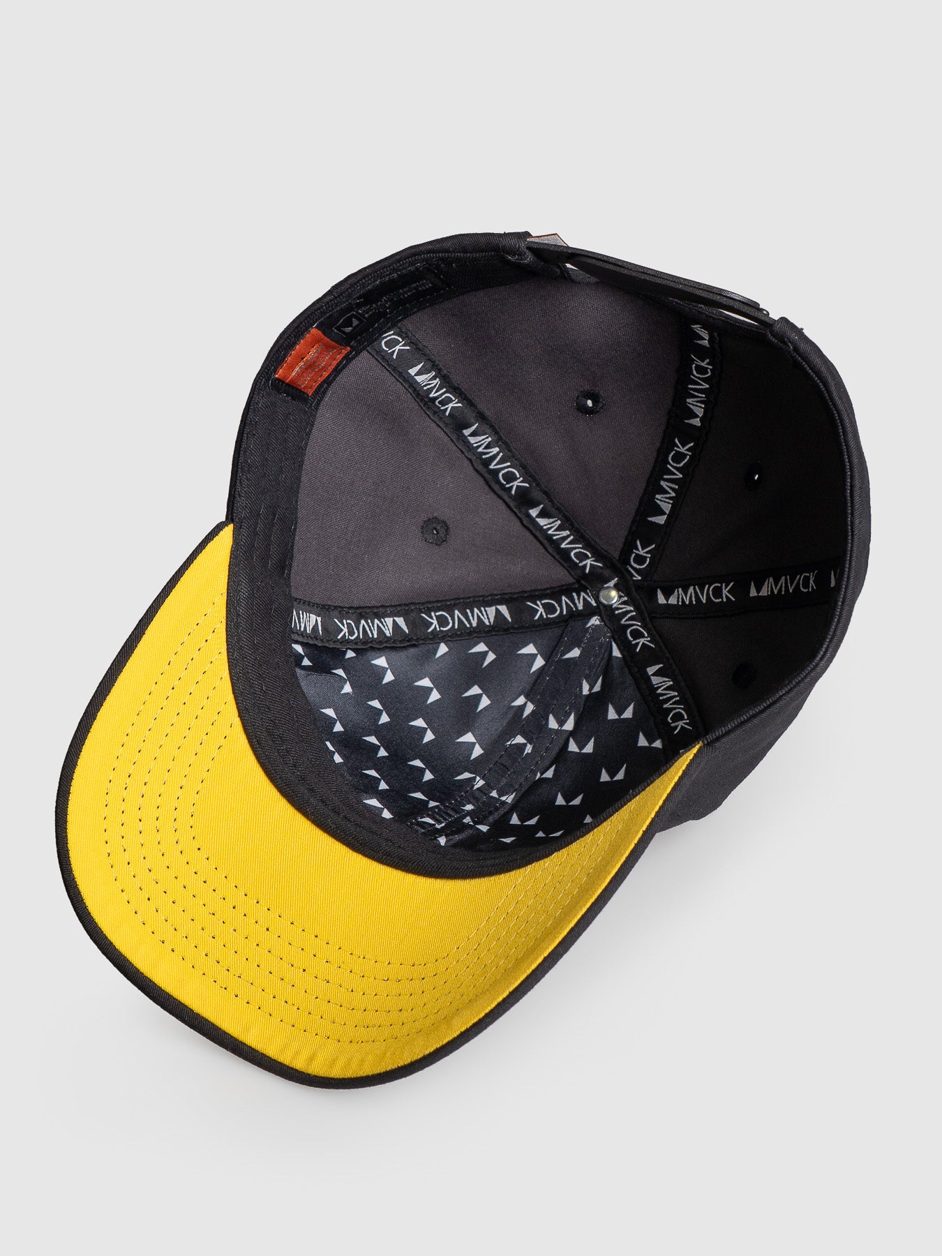 Boné Polo Classic Preto e Amarelo MVCK