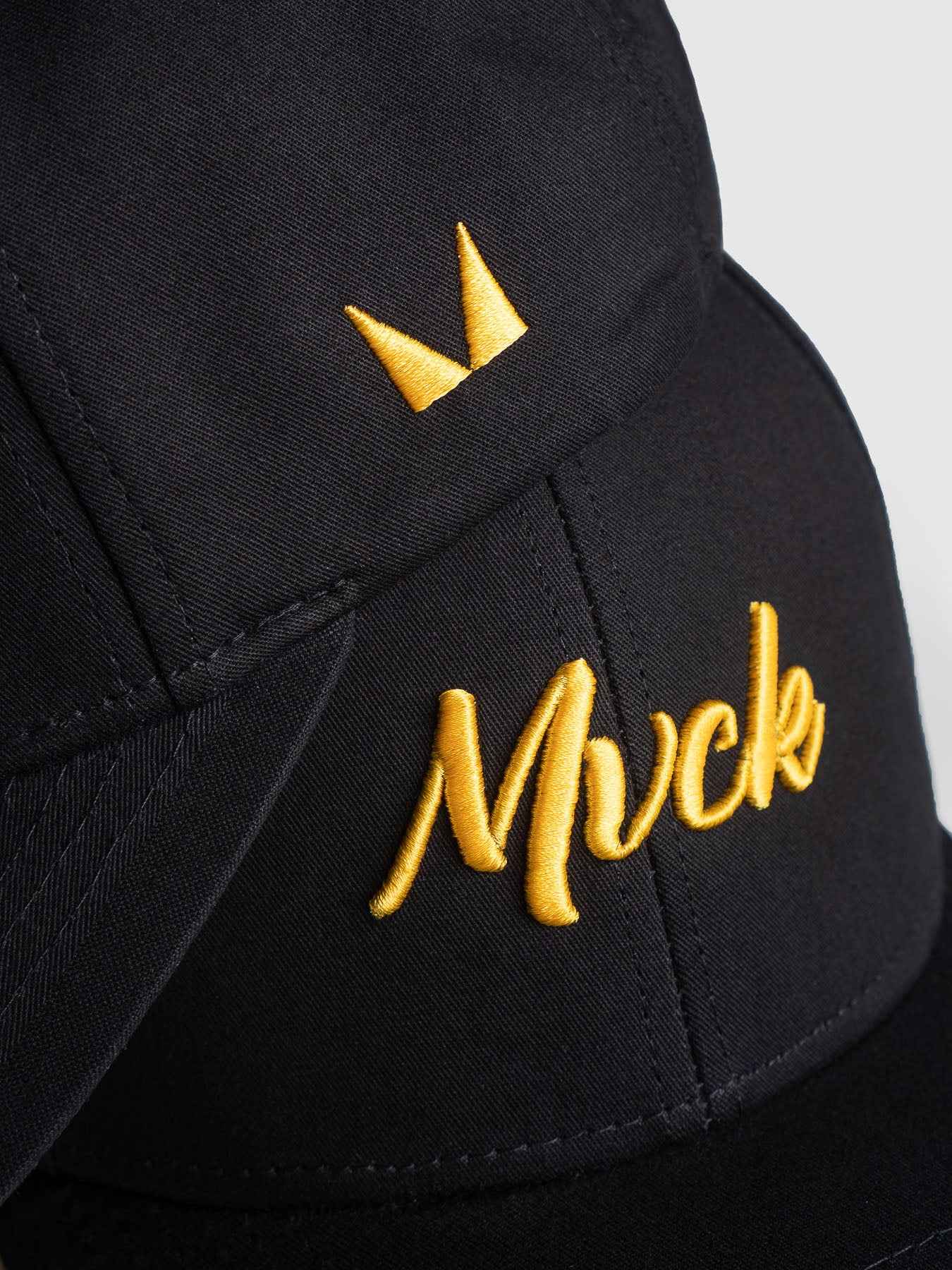 Boné Polo Classic Preto e Amarelo MVCK