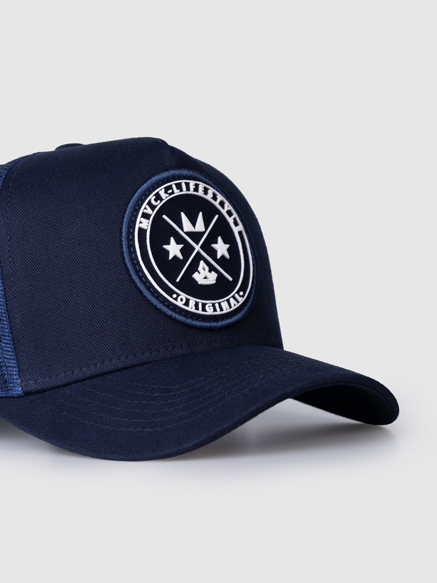 Boné Marinho Brasão Tela MVCK