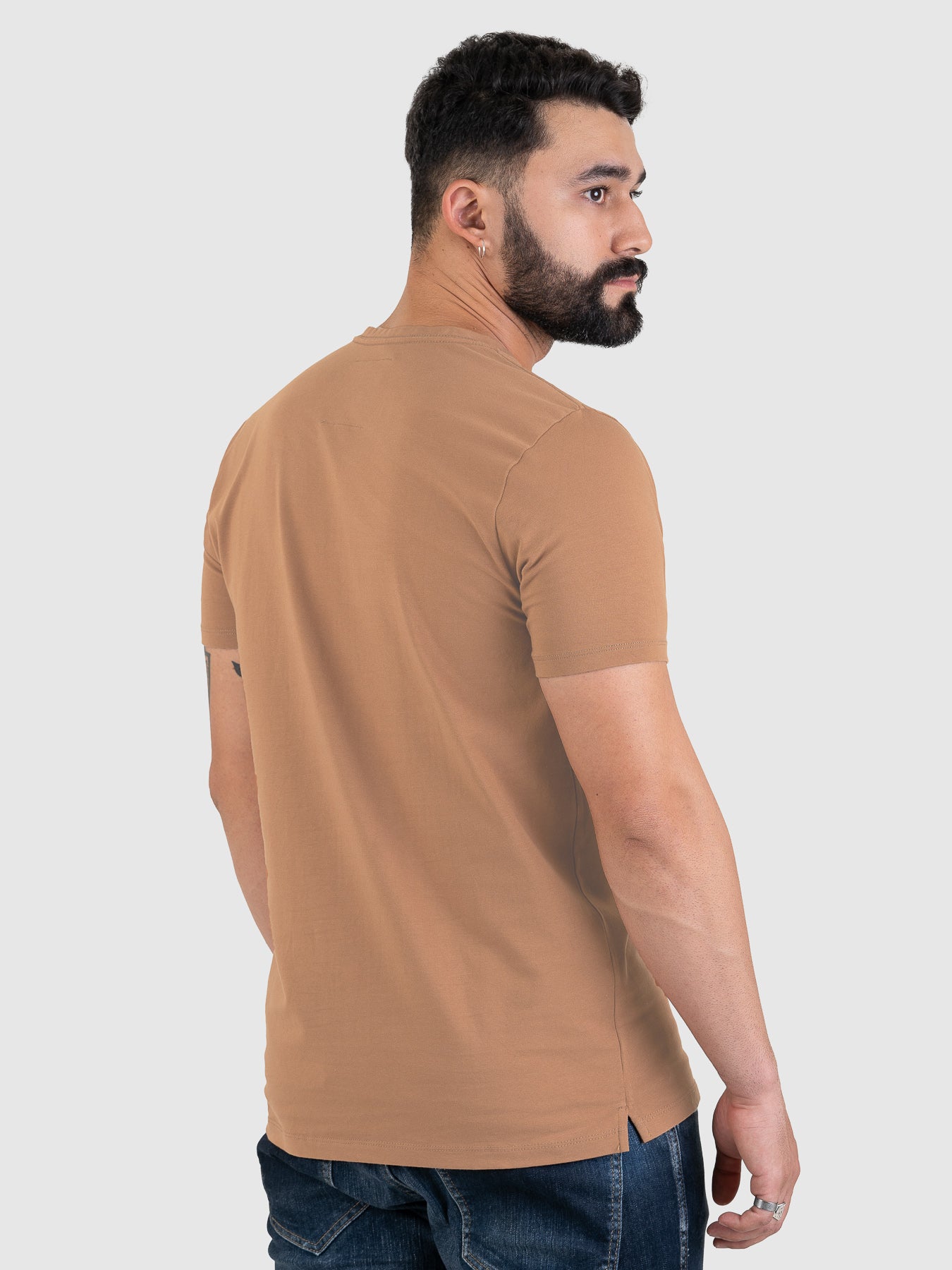 Camiseta Fio Egípcio Mostarda MVCK