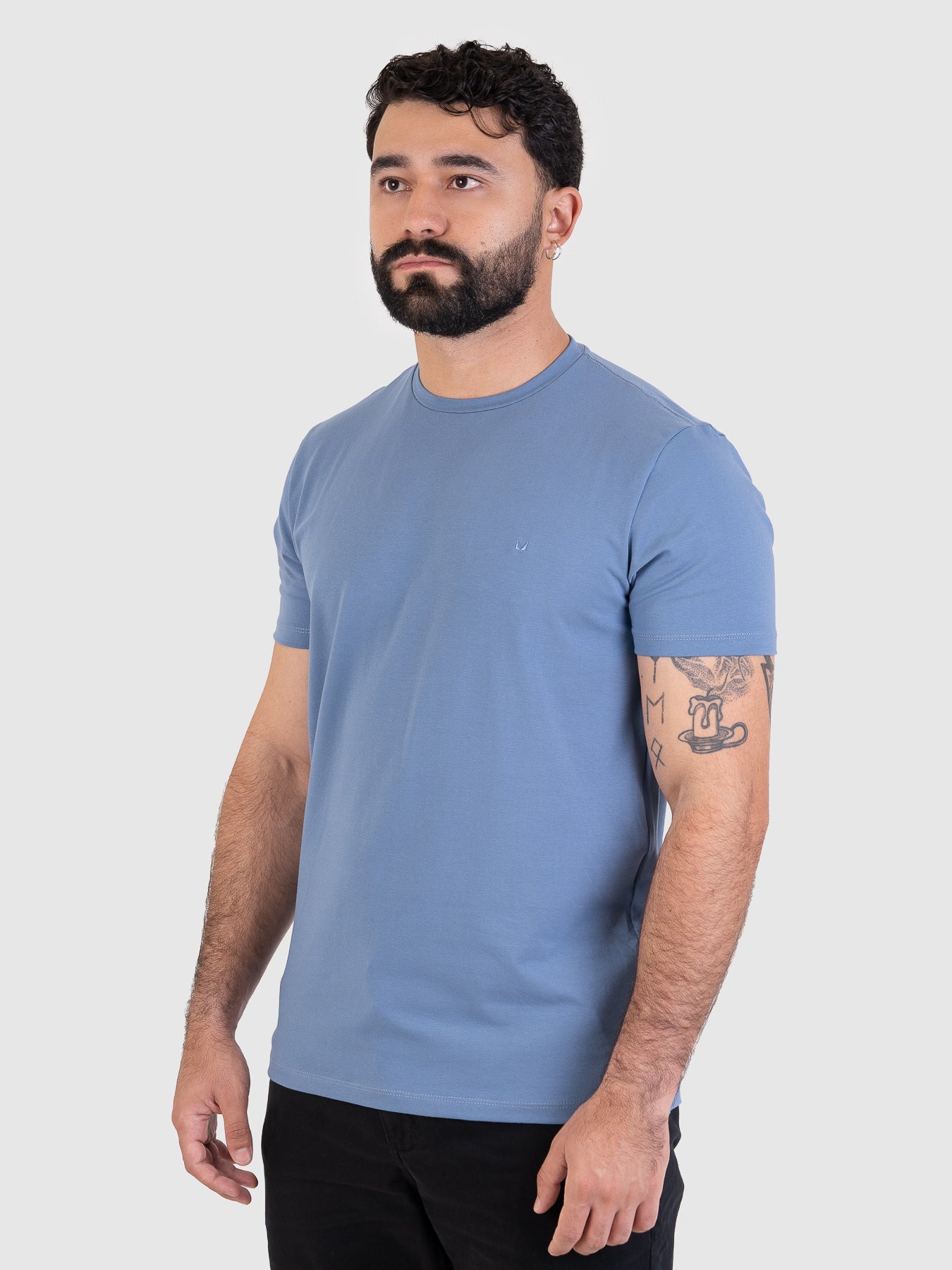 Camiseta Fio Egípcio Azul MVCK