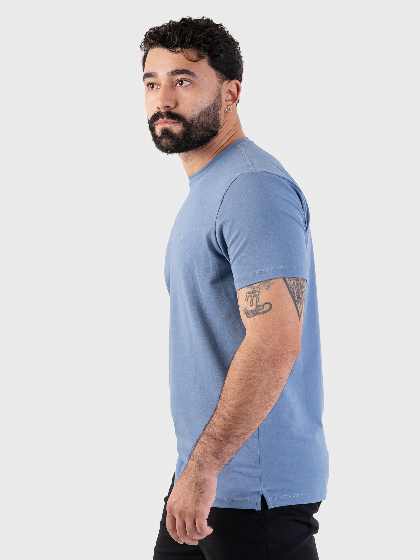 Camiseta Fio Egípcio Azul MVCK