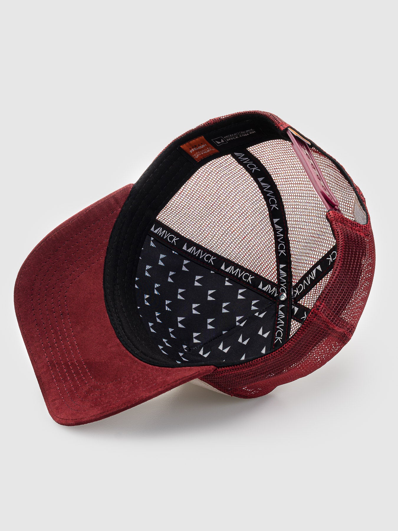 Boné Trucker Colorado Vinho e Bege Camurça MVCK
